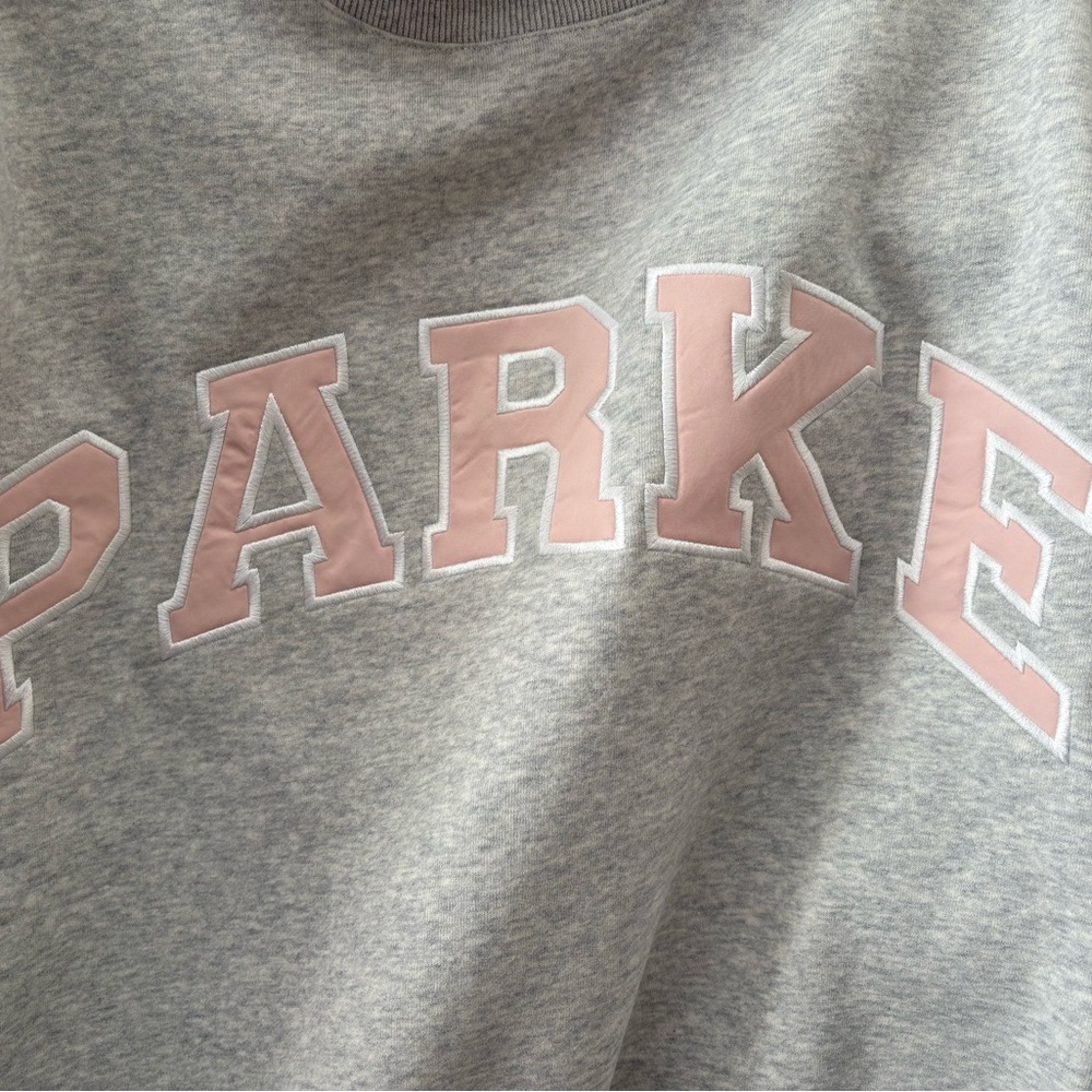 Parke Miami Pink Varsity Mockneck - Picture 4 of 4